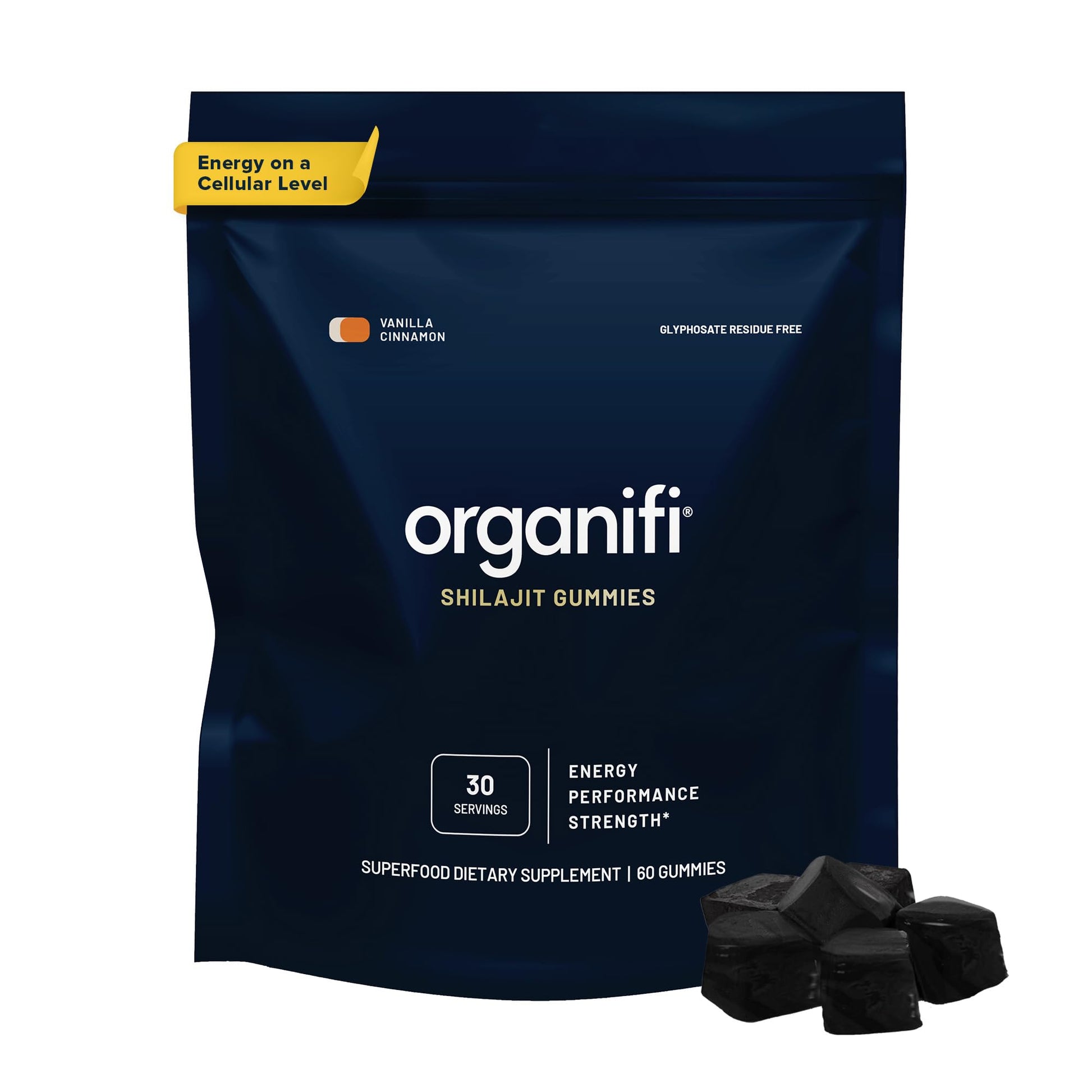 Organifi - Shilajit Gummies - Supports Natural Energy and Strength - Vanilla Cinnamon Organifi buy supplements canada