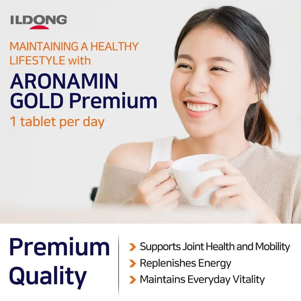 Aromamin Gold Premium Multi-Vitamin for Recovering 120 Tablets, 1 Count (Pack of 120) 아로나민 buy supplements canada