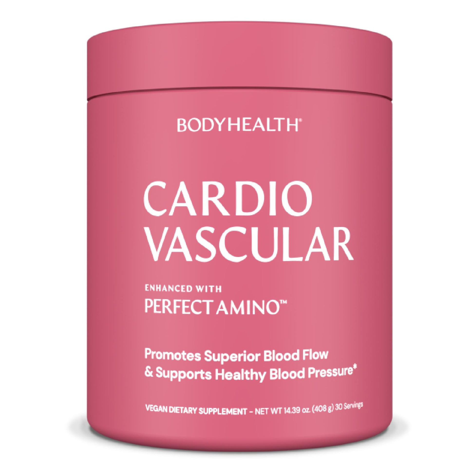 BodyHealth Cardio Vascular with PerfectAmino, Blood Flow and Heart Health Supplement Support with CoQ10, Nicotinamide Riboside, Resveratrol and D-Ribose, Chocolate Flavor, 30 Servings BodyHealth buy supplements canada