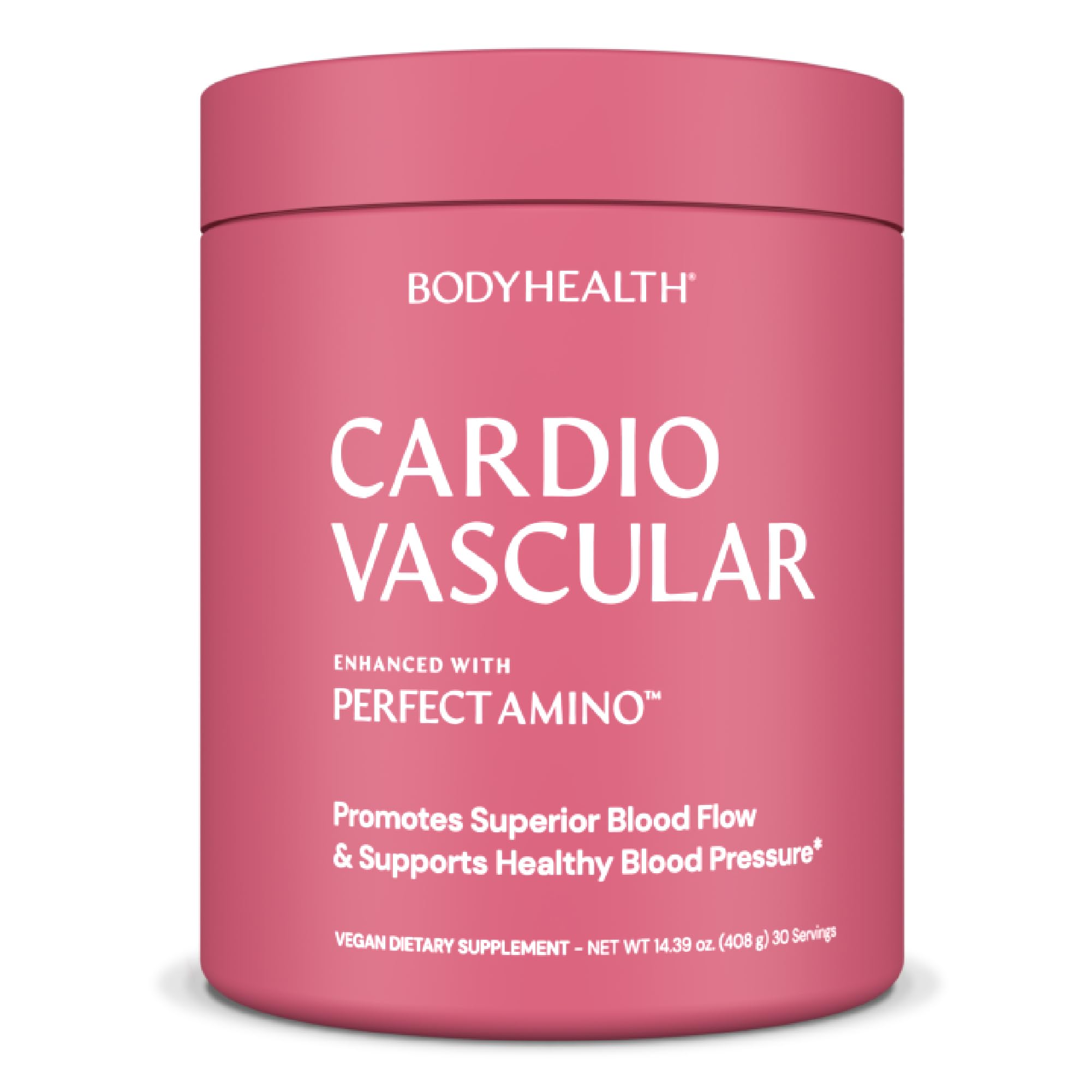 BodyHealth Cardio Vascular with PerfectAmino, Blood Flow and Heart Health Supplement Support with CoQ10, Nicotinamide Riboside, Resveratrol and D-Ribose, Chocolate Flavor, 30 Servings BodyHealth buy supplements canada