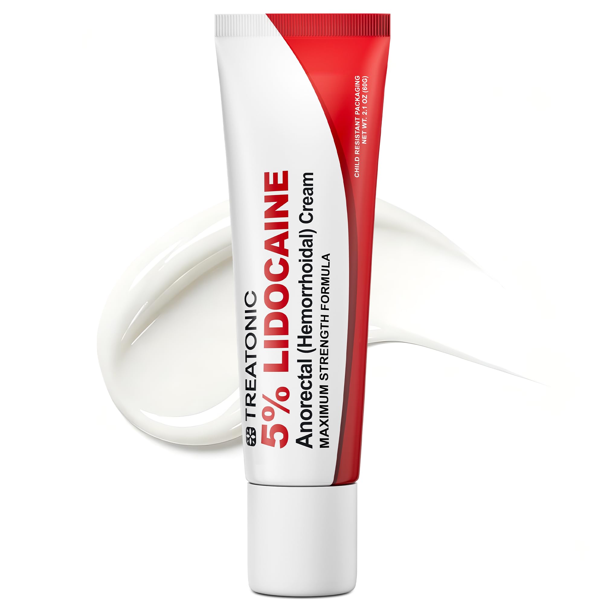 Treatonic 5% Lidocaine Numbing Cream: Lidocaine Cream for Pain Relief, Itching, Burning, Soreness, Hemorrhoid - Maximum Strength Topical Numb Cream - Fast Acting & Long Lasting Numbing Cream- 2.1 oz Treatonic buy supplements canada