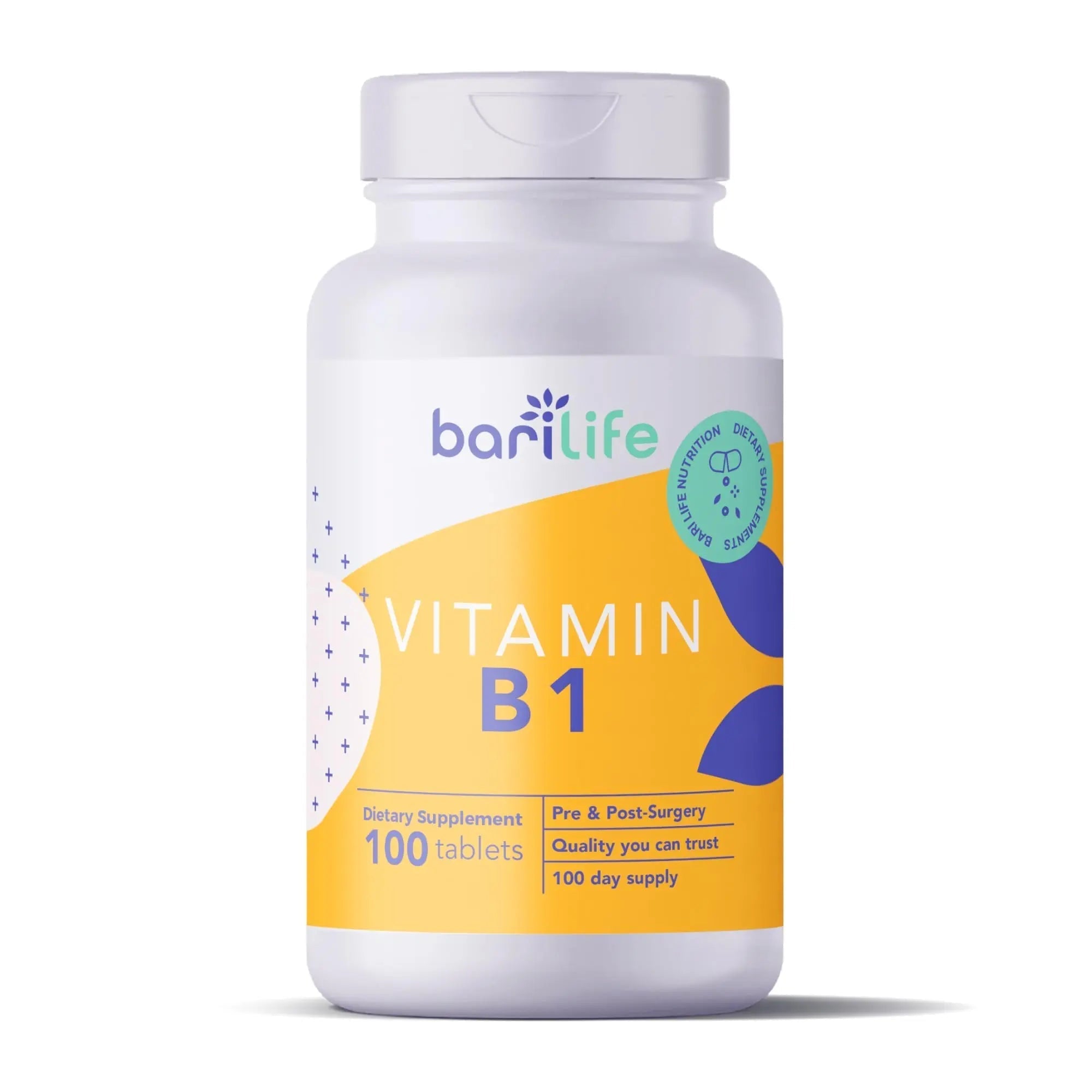 Bari Life Vitamin B1 100mg Tablets, Thiamin, Thiamin, Dietary Supplement (100 Tablets) Bari Life buy supplements canada