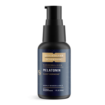 Quicksilver Scientific Liposomal Melatonin - Bedtime, Jet Lag & Immune Support Liquid for Adults - Efficient, Superior Absorption 1mg to Minimize Morning Drowsiness (30 ml) Quicksilver Scientific buy supplements canada