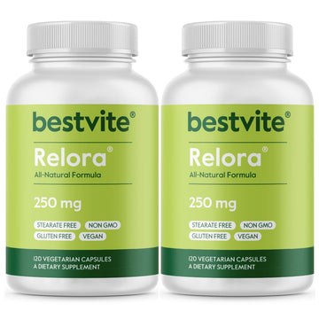 BESTVITE Filler-Free Relora 250mg (240 Vegetarian Capsules) (120 x 2) – Clinically Researched – No Stearates – Vegan – No Fillers – Supports the Management of Occasional Stress* BESTVITE buy supplements canada