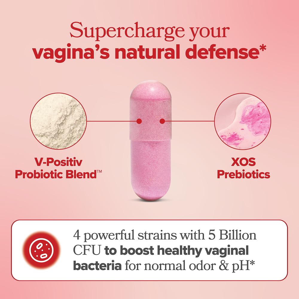 O Positiv URO Vaginal Probiotics for Women pH Balance with Prebiotics & Lactobacillus – Vaginal Health Supplement – Promote Healthy Vaginal Odor & Flora, 60 Count (Pack of 1), 1 Month Supply O Positiv buy supplements canada