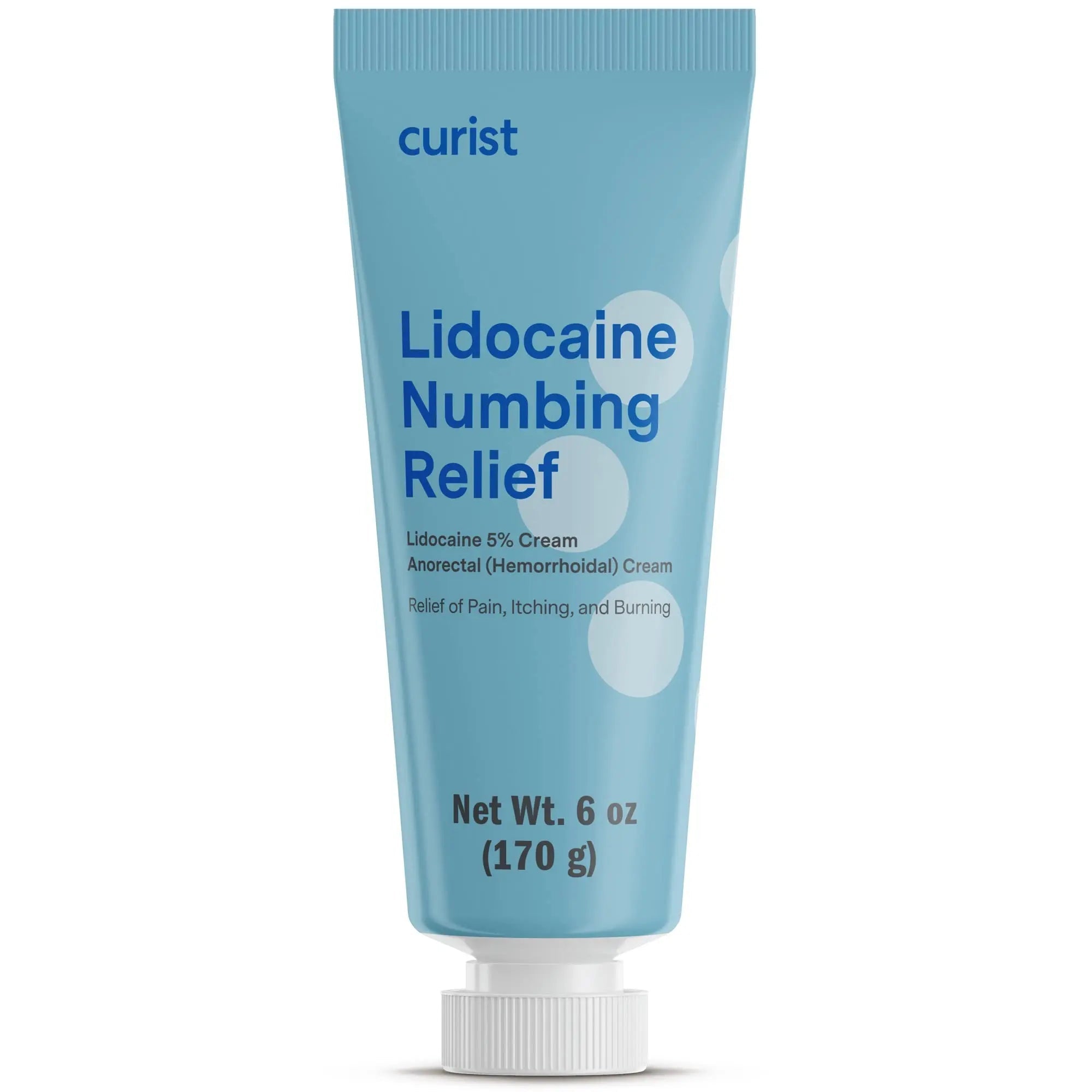 Curist 5% Lidocaine Numbing Cream - 6 oz (170 g) XL Tube - Soothing Numbing Cream for Temporary Discomfort, Itching, and Burning from Hemorrhoids Lidocaine 5% (1 Pack - 6 oz Tube) Curist buy supplements canada