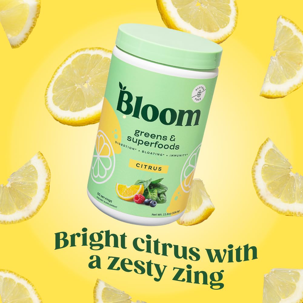 Bloom Nutrition Greens and Superfoods Powder for Digestive Health, Greens Powder Bloom Nutrition buy supplements canada