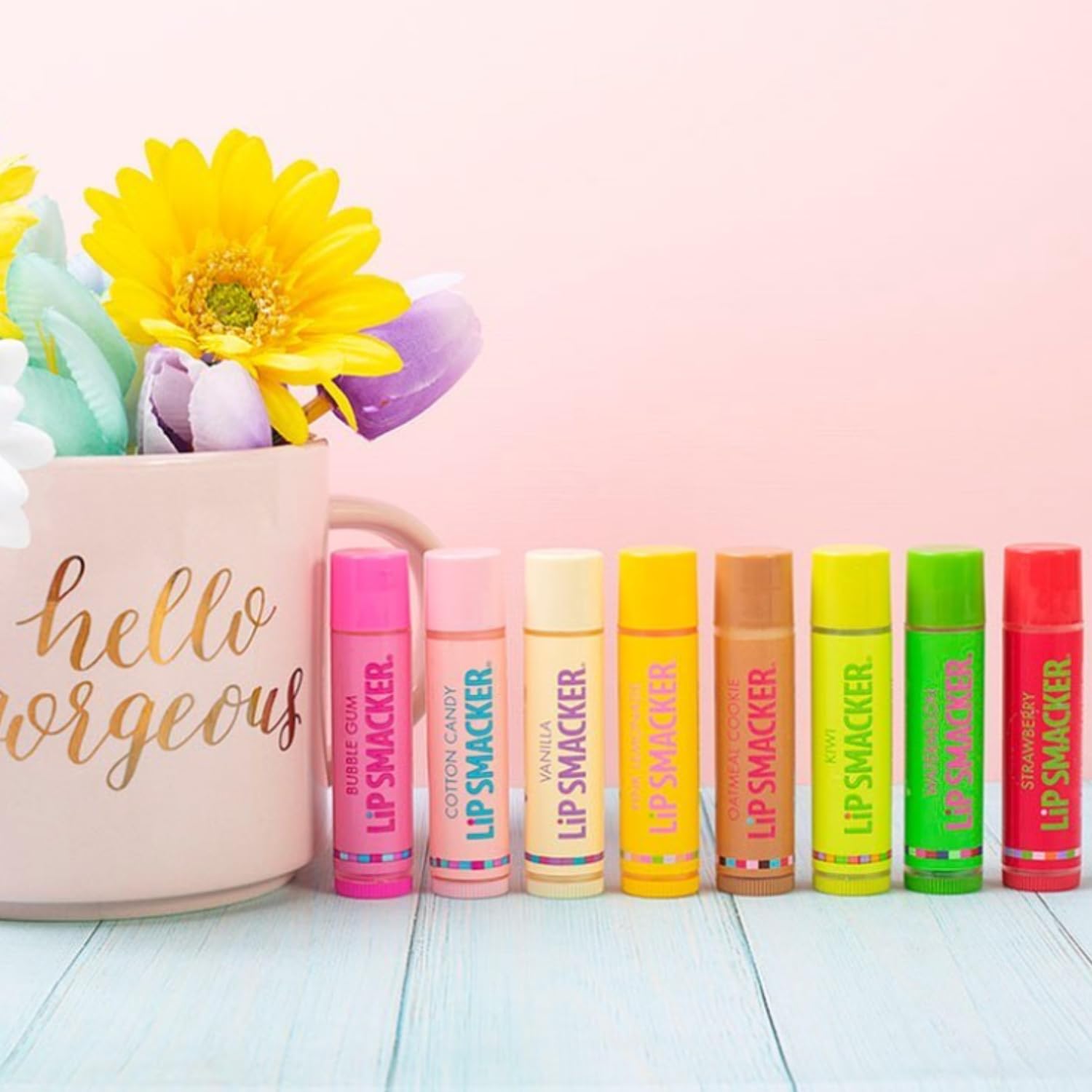 Lip Smacker Original & Best Holiday Flavored Lip Balm Party Pack, Oatmeal Cookie, Vanilla, Mango, Watermelon, Tropical Punch, Cotton Candy, Kiwi, Strawberry, Clear Lip Smacker buy supplements canada