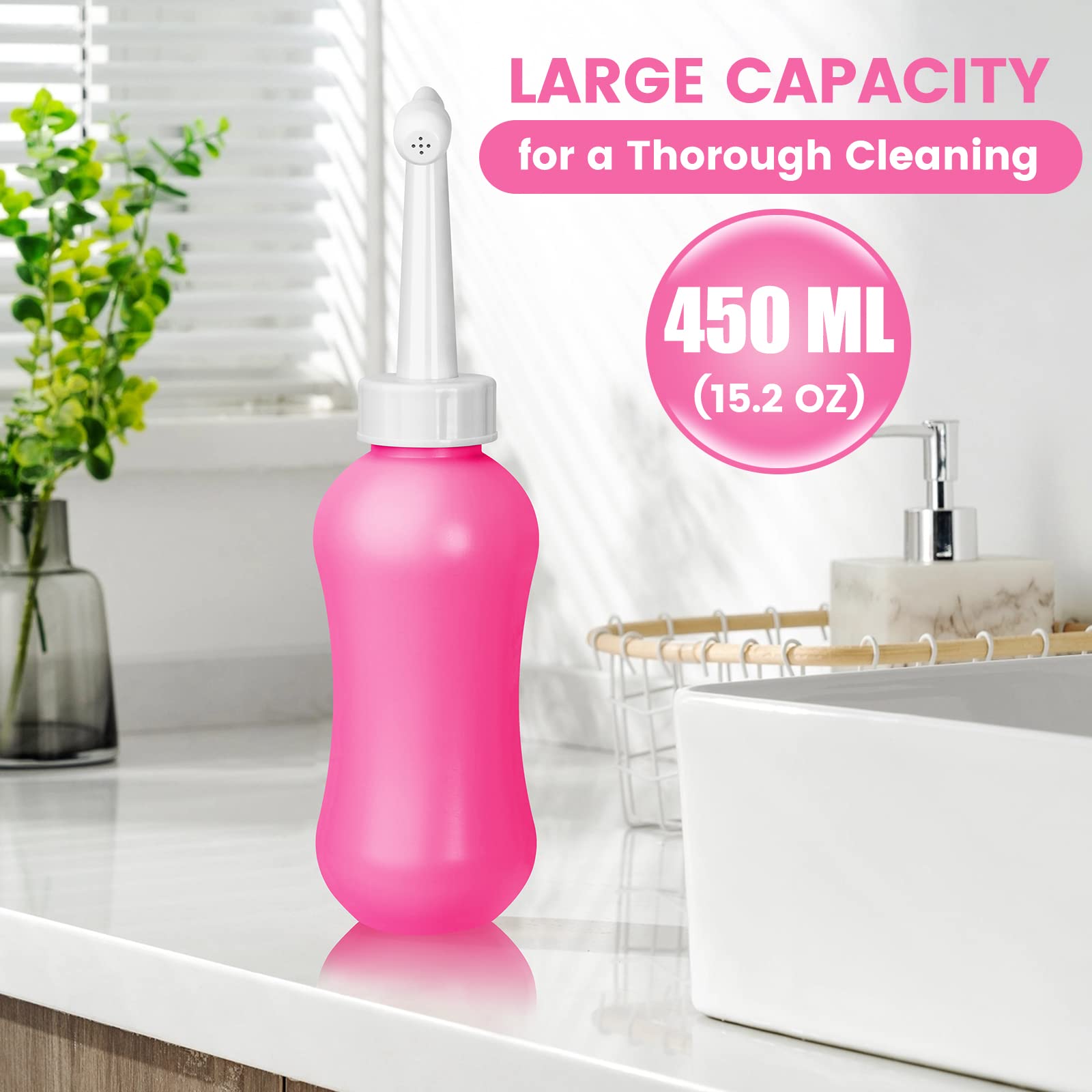 450ML(15.2 OZ) Peri Bottle for Postpartum Care 2 Pack, Portable Travel Bidet for Women, Upside Down VicnKioH buy supplements canada