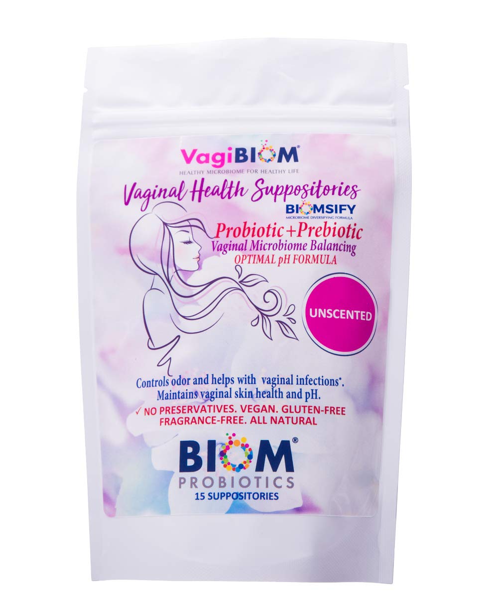 Biom Vaginal Probiotic Suppository: Natural Vaginal pH and Odor Control Regimen; Balance Biom Probiotics buy supplements canada