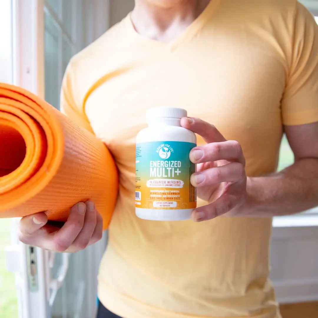Energized Multi - Potent Multivitamin with 40 Fully Bioavailable Nutrients B Complex Vitamins, Vitamin D, Vitamin C, Vitamin K, Zinc, Quercetin Alkaline for Life buy supplements canada