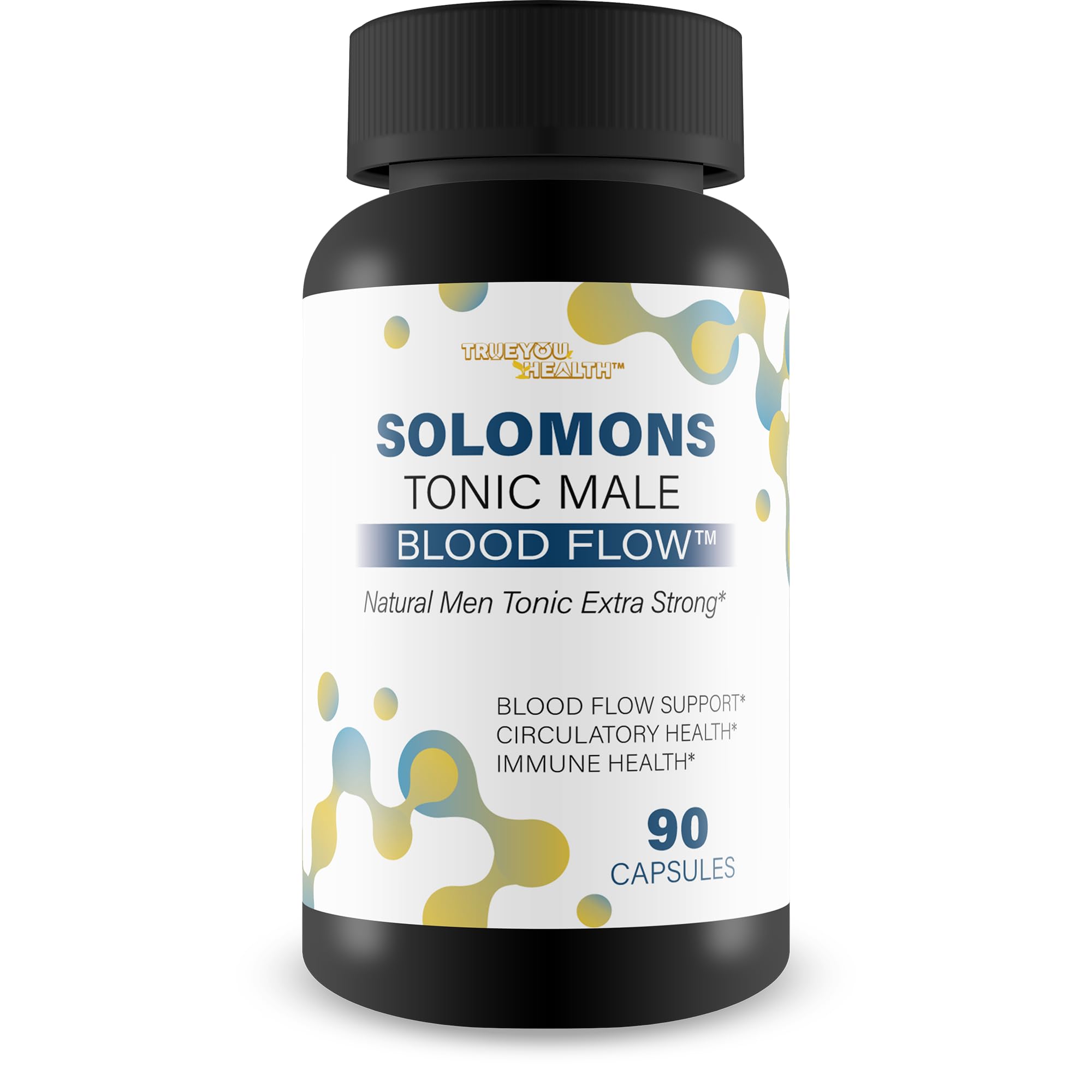 Solomons Tonic - Our Best Mens Blood Flow Supplement - Good Blood Flow Support - Male Blood Flow Capsules - Max Blood Flow Pills - Blood Circulation Supplements for Men - Male Blood Circulation Pills True You Health buy supplements canada