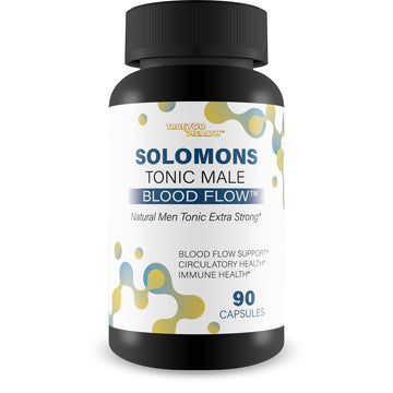 Solomons Tonic - Our Best Mens Blood Flow Supplement - Good Blood Flow Support - Male Blood Flow Capsules - Max Blood Flow Pills - Blood Circulation Supplements for Men - Male Blood Circulation Pills True You Health buy supplements canada