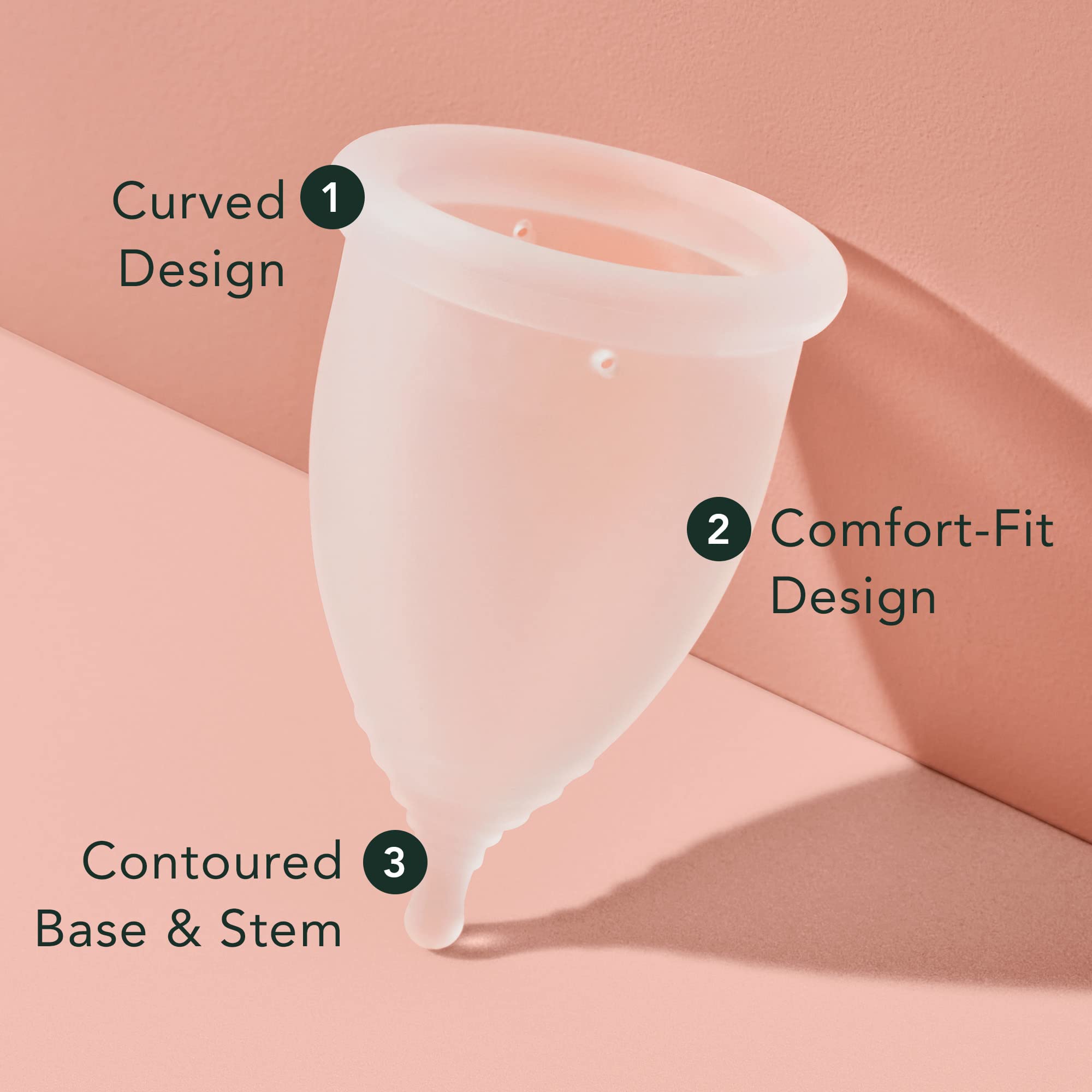 Rael Period Cup, Soft Reusable Menstrual Cups for Women - Medical-Grade Silicone, Period Cups Rael buy supplements canada