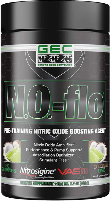 GEC N.O.- flo Nitric Oxide (Coconut Lime) GENETIC EDGE COMPOUNDS buy supplements canada
