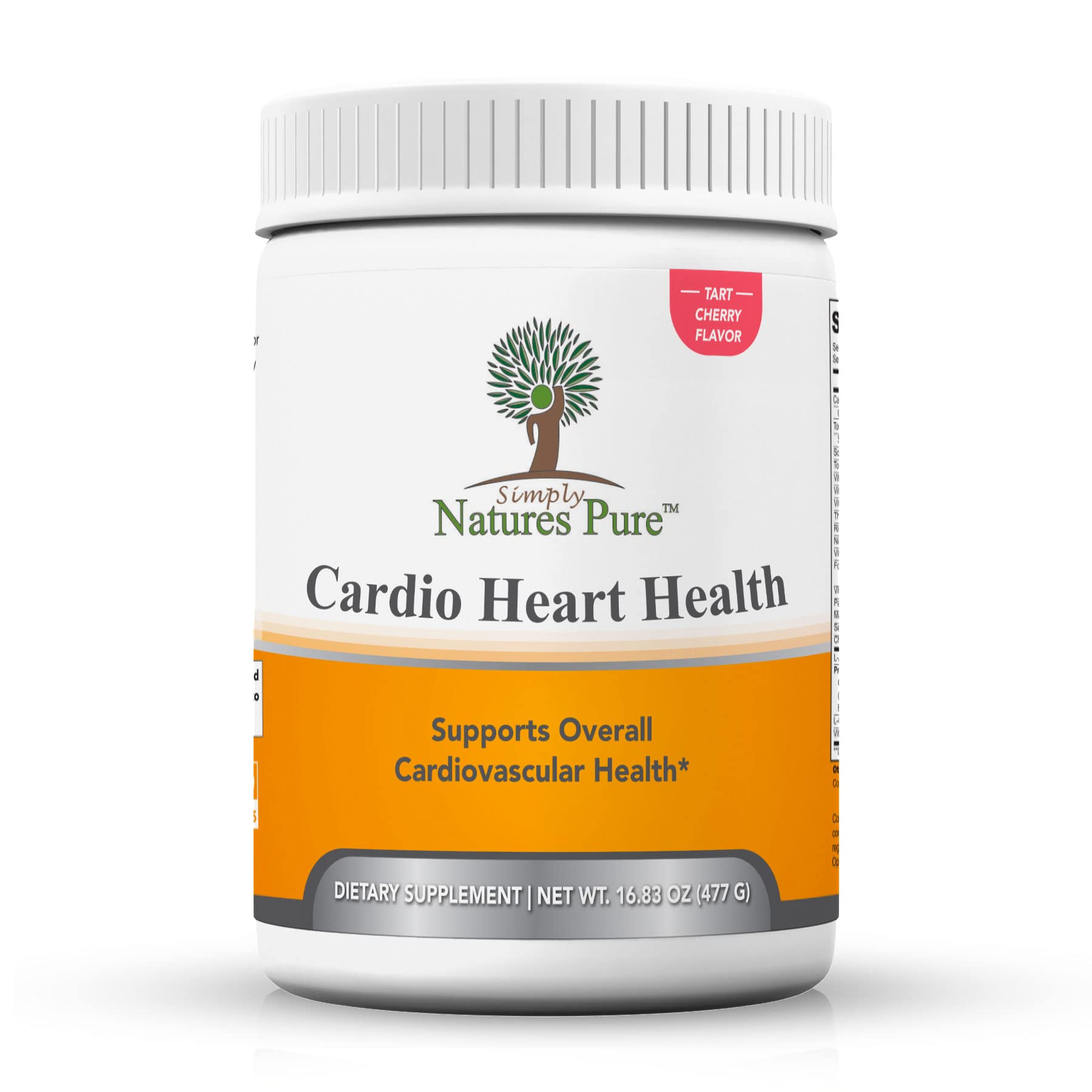Simply Natures Pure - Cardio Heart Health Nitric Oxide Booster Support Supplement Powder with L-Arginine 5000 mg, L-Citrulline 1000 mg and Hawthorne Berry, 16.82 Ounces - Tart Cherry Flavor Simply Natures Pure buy supplements canada