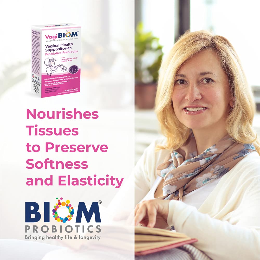 VagiBiom Lactobacillus Suppository: Microbiome Flora balance and Odor Control Regimen VagiBiom buy supplements canada