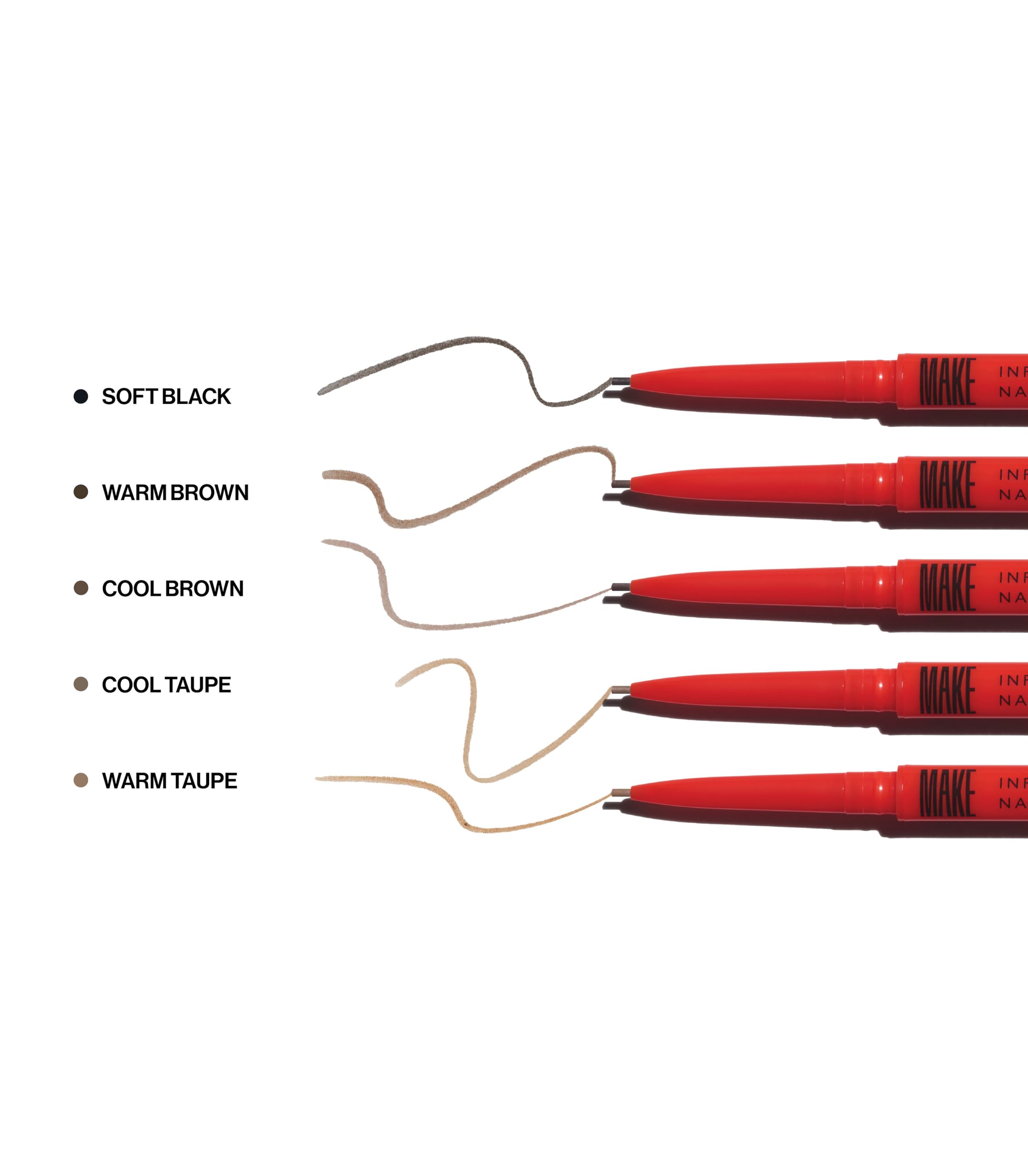 MAKE Beauty Nano Brow, Micro Eyebrow Pencil. Long-Lasting Smudgeproof Eye Brow Makeup for Hairlike Lines. Precision Liner for Natural-Looking Eyebrows - Shade, Warm Taupe MAKE buy supplements canada