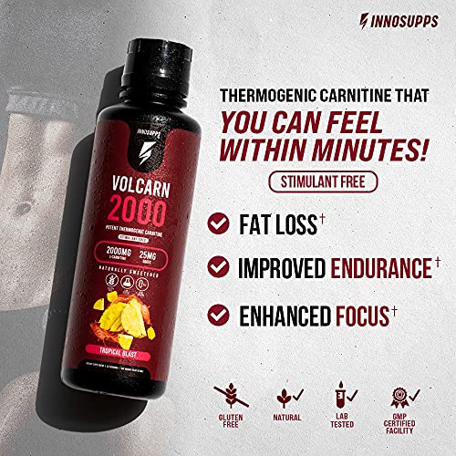 InnoSupps Volcarn 2000 - Advanced Fat Burning Liquid | L-Carnitine, GBEEC, Boost Energy InnoSupps buy supplements canada