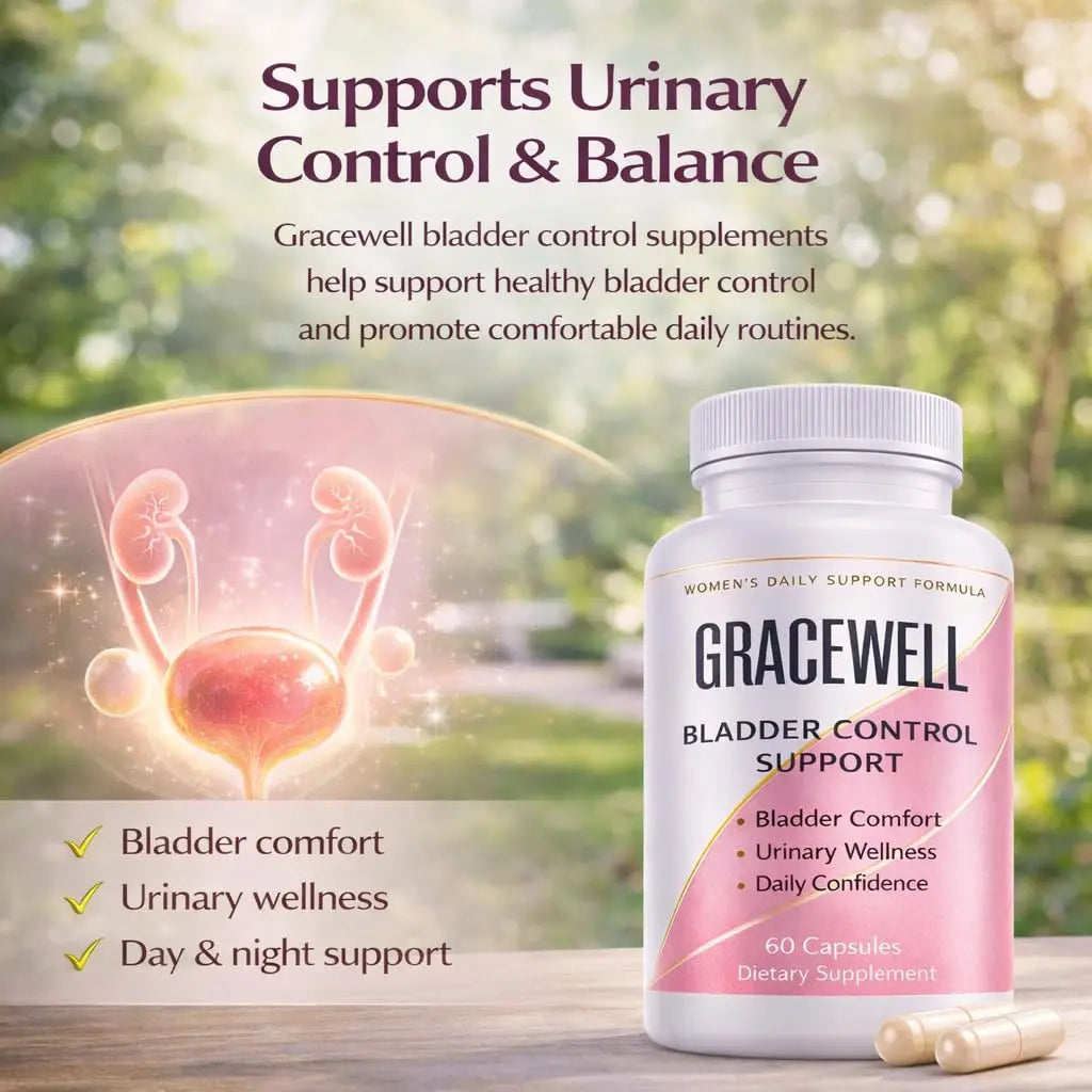 DXWXH Gracewell Bladder Wellness Supplement for Women & Men, Herbal Support with Asian Ginseng, Chinese Yam, Chinese Peony, Urinary Tract Health Formula, 60 Capsules (1) DXWXH buy supplements canada