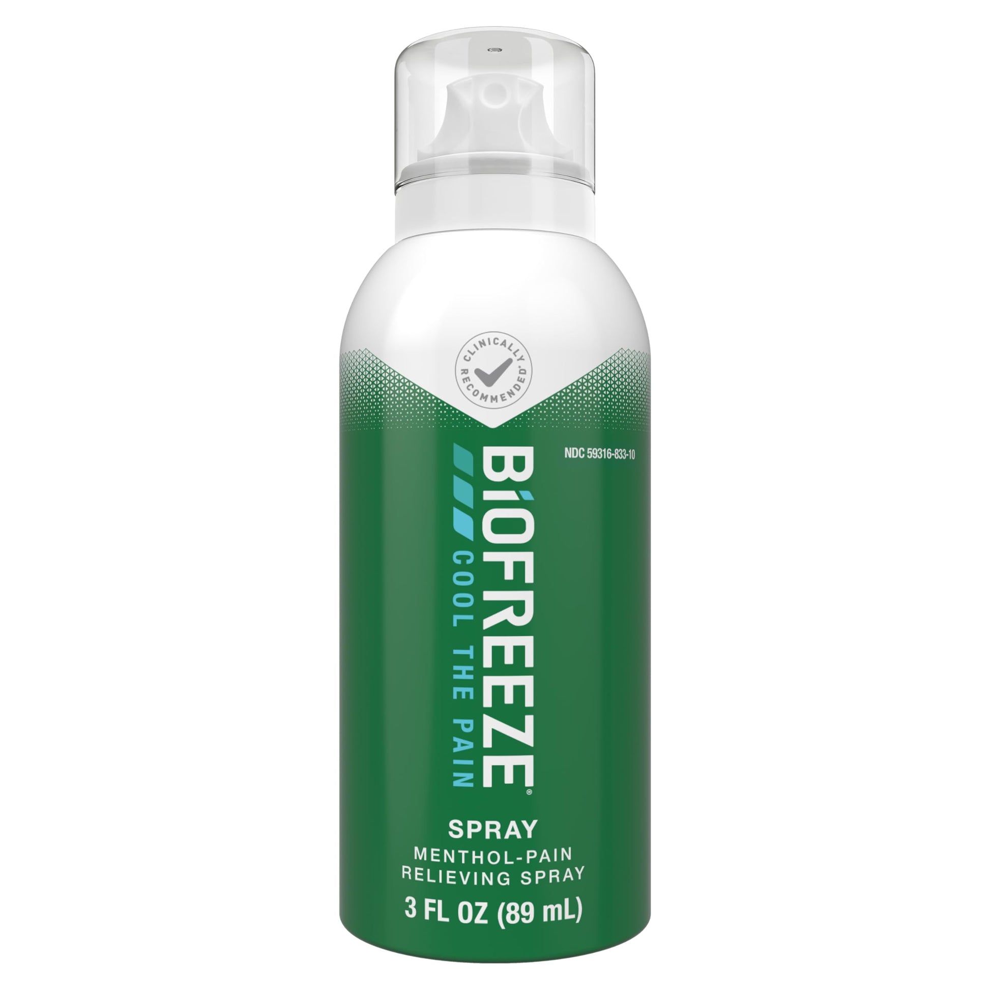 Biofreeze Menthol Pain Relieving Spray 3 FL OZ Colorless Aerosol Spray for Pain Relief Associated with Sore Muscles, Arthritis, Simple Backaches, and Joint Pain (Packaging May Vary) Biofreeze buy supplements canada