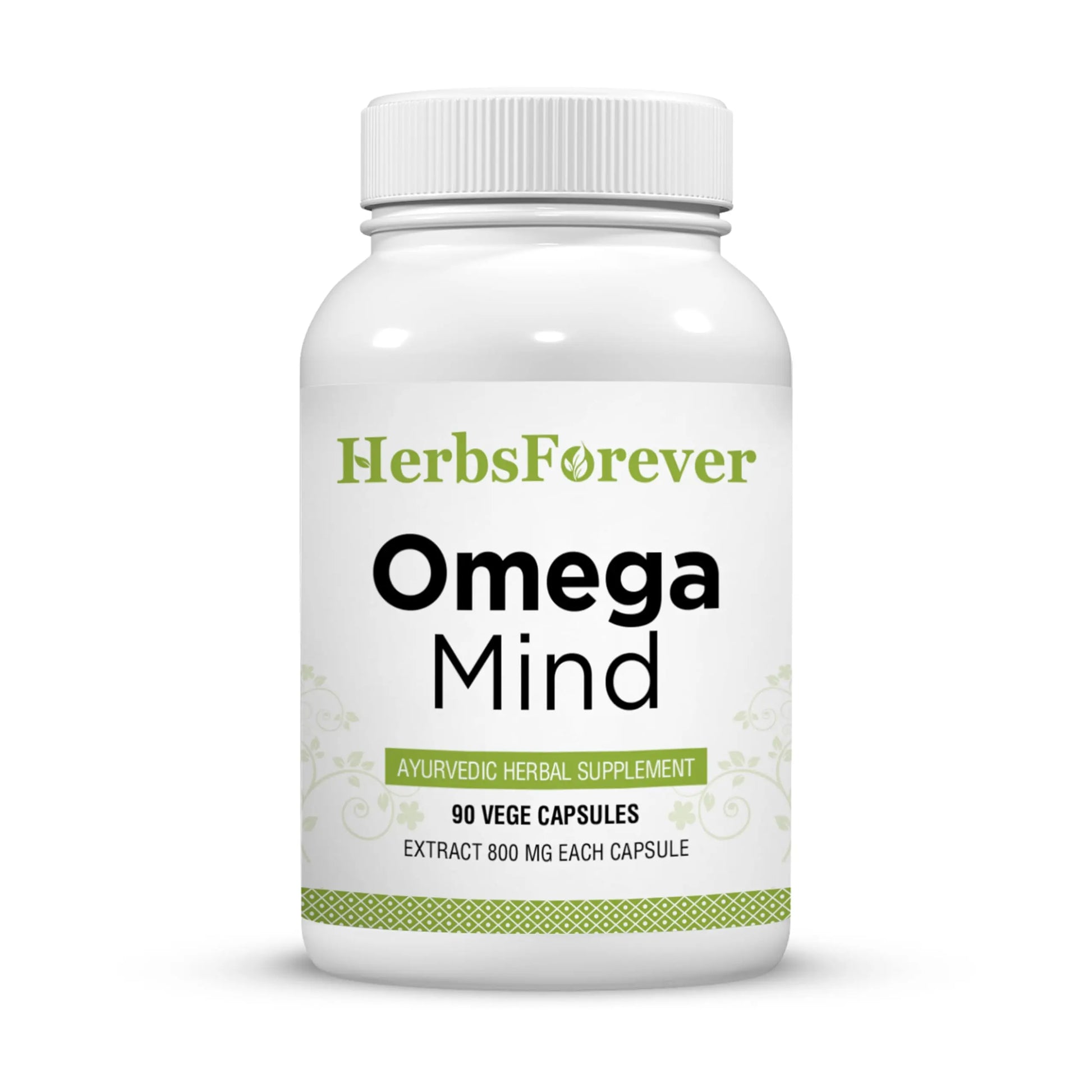 Herbsforever Omega Mind - Support Brain Function, Cognitive, Memory, Mental Clearity |Consentration,with Bacopa, Ashwagandha, Mucuna 10 Ayurvedic Herb Extracts|90 Veg Capsules|800 mg Herbsforever buy supplements canada