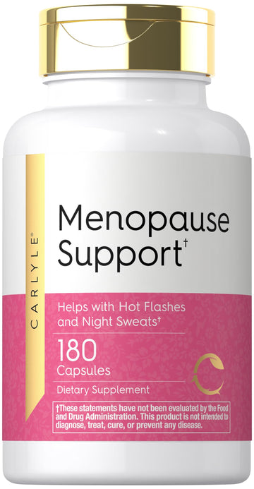 Carlyle Menopause Supplement for Women | 180 Capsules | Helps with Hot Flashes and Night Sweats | Non-GMO, Gluten Free Menopause Support Carlyle buy supplements canada