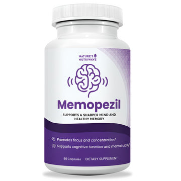 Memopezil – Daily Supplement with Vitamins A,B, C,D,E, Minerals & Botanical Extracts – Clean, Stimulant-Free Formula – GMP-Certified, Non-GMO, Made in USA - 60 Capsules, 30 Servings, 1 Month Supply Nature’s NutriWave buy supplements canada