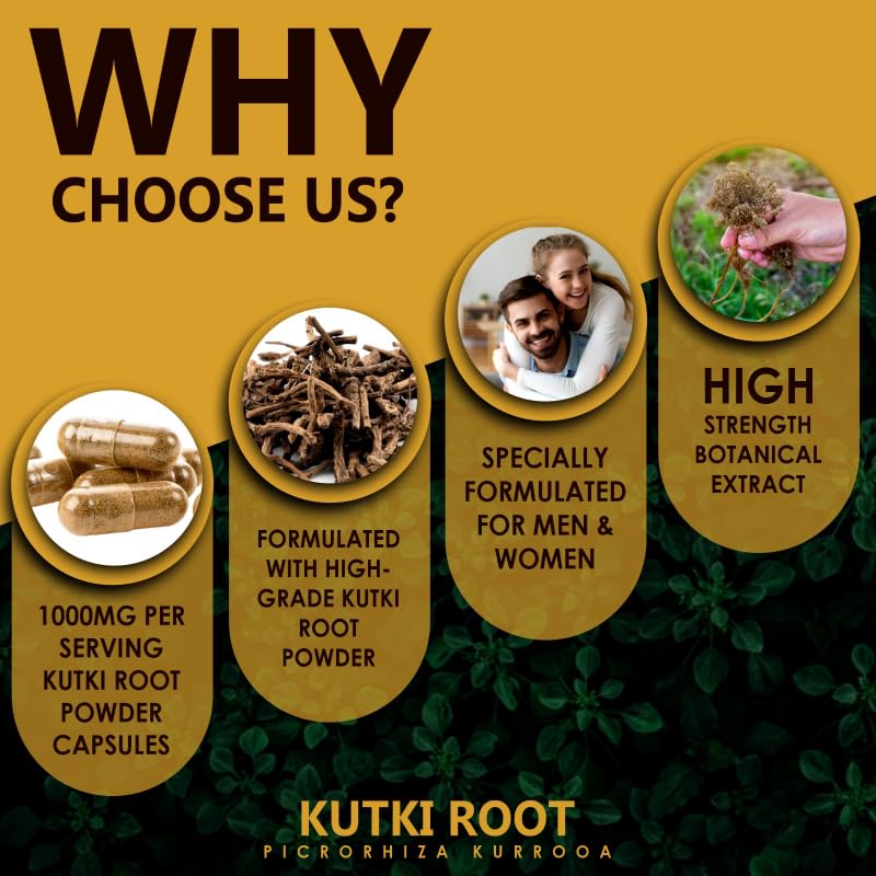 Earth BOTANIC Organic Kutki Root Powder 1000mg 120 Capsules (Picorohiza Kurrooa) Earth BOTANIC Organic buy supplements canada