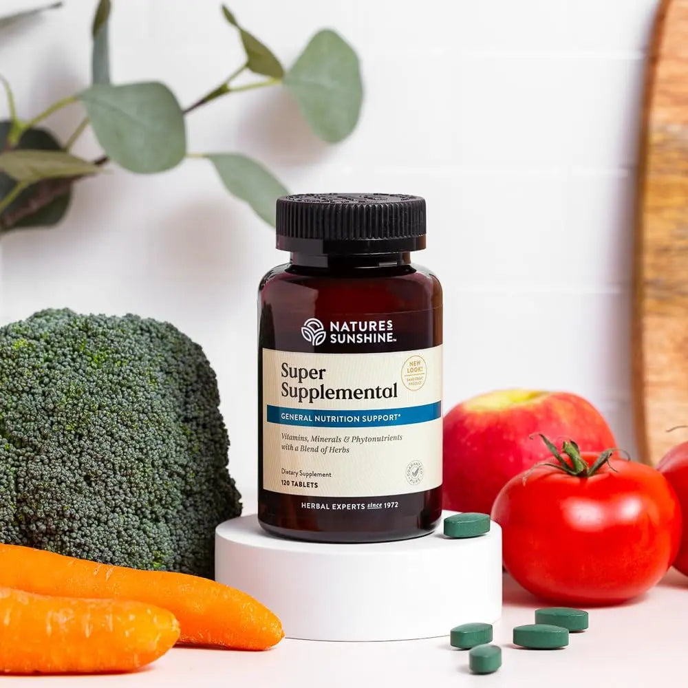 Nature's Sunshine Super Supplemental: Complete Multivitamin with Minerals, Antioxidants & More for Nutritional Gaps, Overall Health, Immune & Energy Support. 120 Tabs Nature's Sunshine buy supplements canada