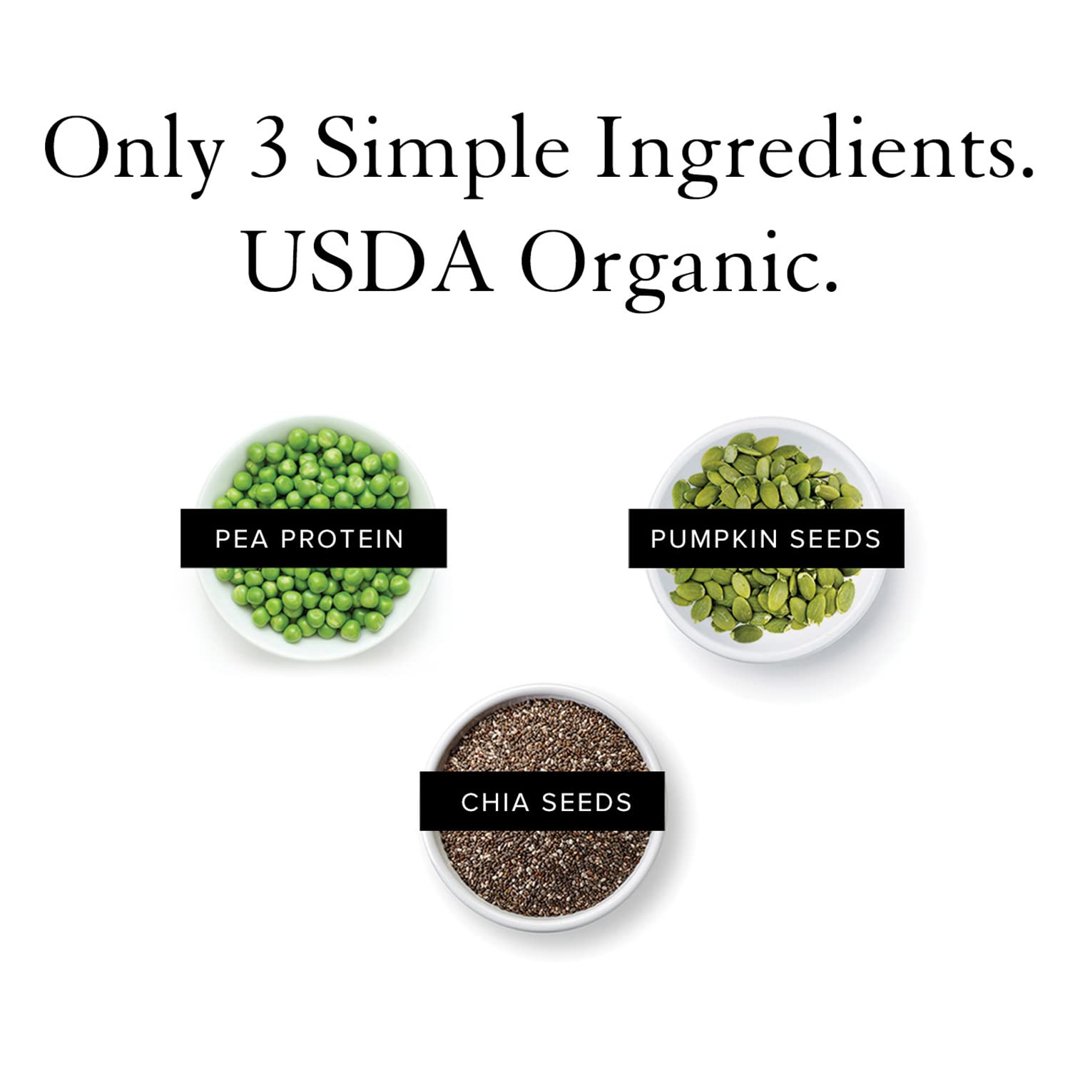Truvani Organic Vegan Protein Powder Unflavored - 20g of Plant Based Protein, Organic Truvani buy supplements canada