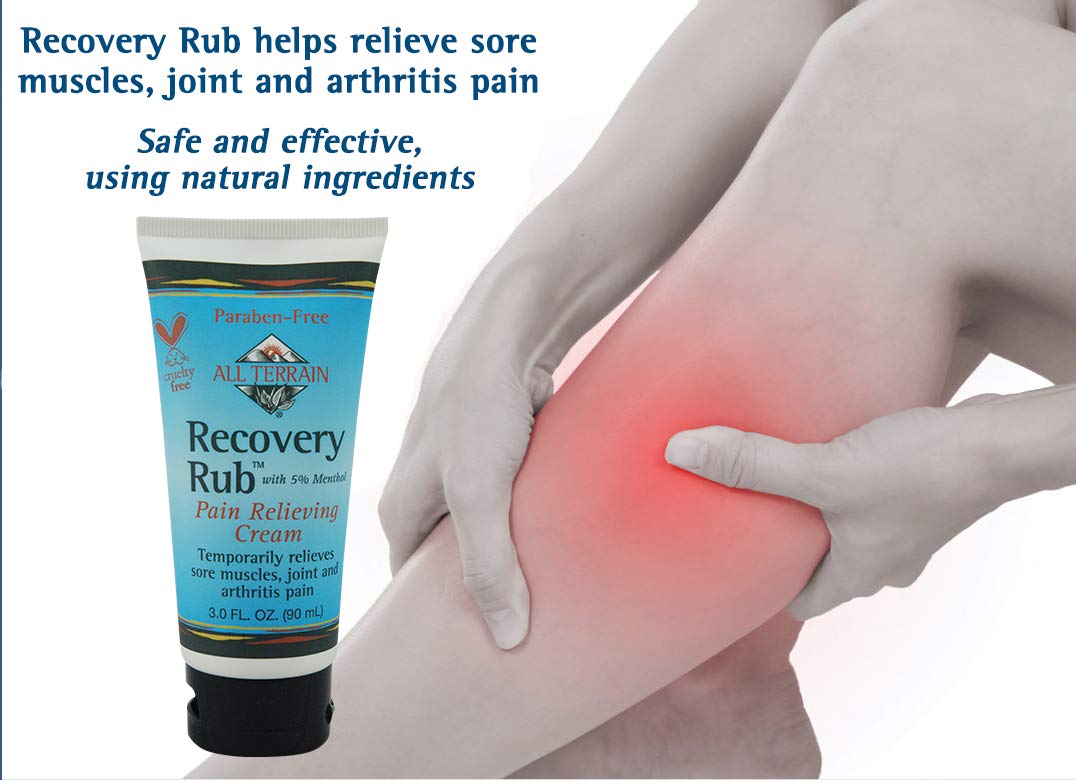 All Terrain Recovery Rub Soothing Massage Cream 3oz, Natural Relief for Muscle Aches and Pains All Terrain buy supplements canada