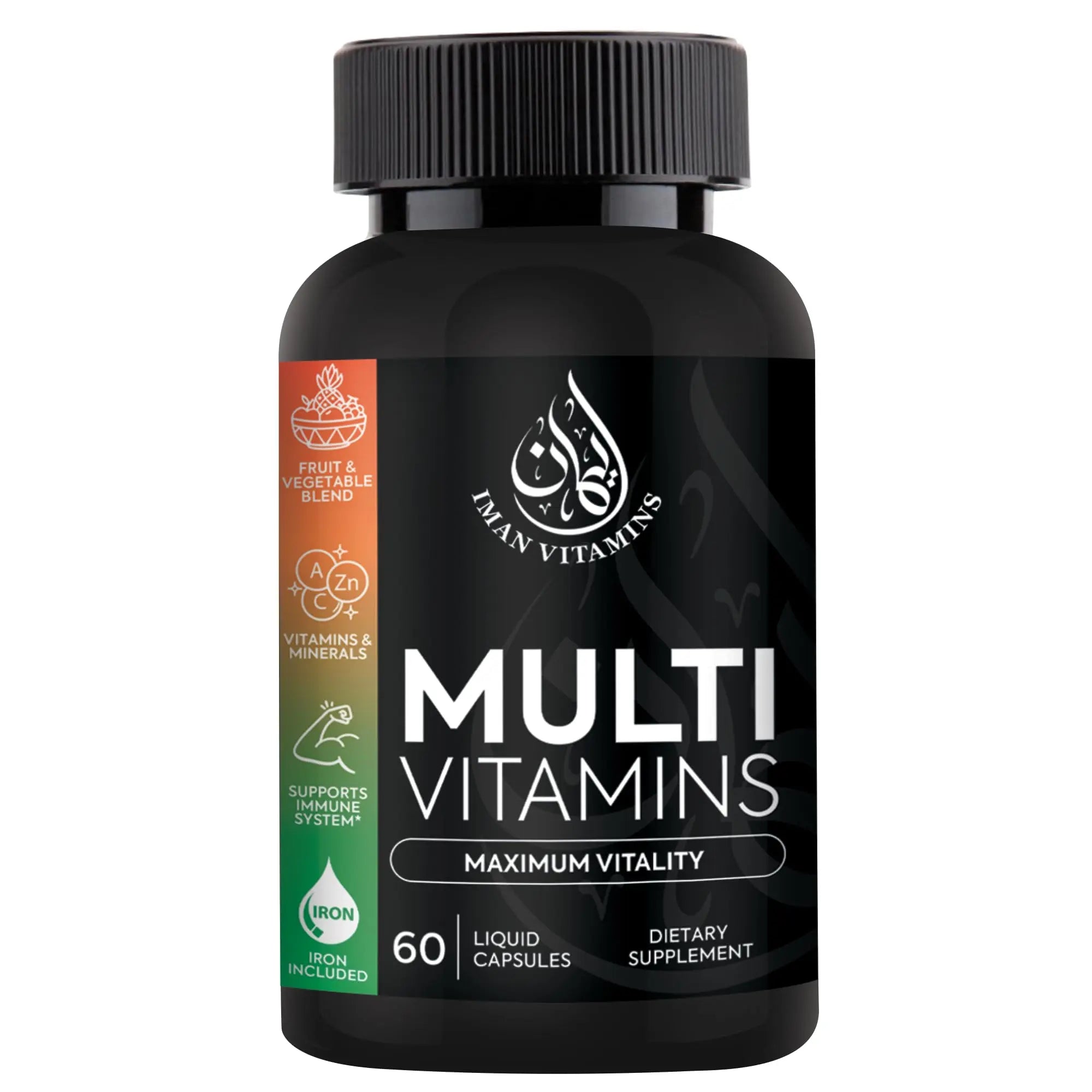 Iman Vitamins Halal Complete Multivitamin Capsules for Adults Men & Women | 42 Fruit & Vegetable Blend Iman Vitamins buy supplements canada