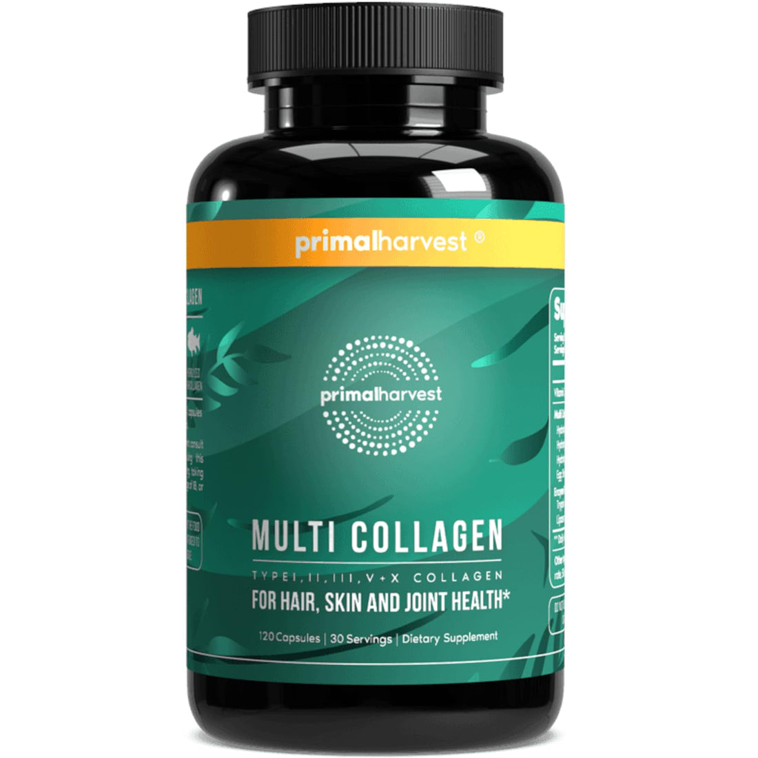 Primal Harvest Multi Collagen Pills for Women and Men (Type I, II, III, V, X) 120 Capsules w/Vitamin C for Hair, Skin, Nails Primal Harvest buy supplements canada