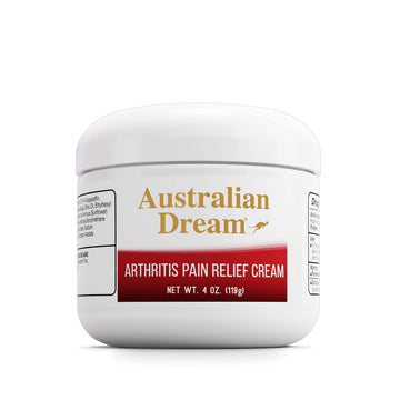 Australian Dream Arthritis Pain Relief Cream - Soothing & Non-Greasy - Powerful Topical Arthritis Pain Relief - Good for Muscle Aches or Joints - 4 oz Jar Australian Dream buy supplements canada