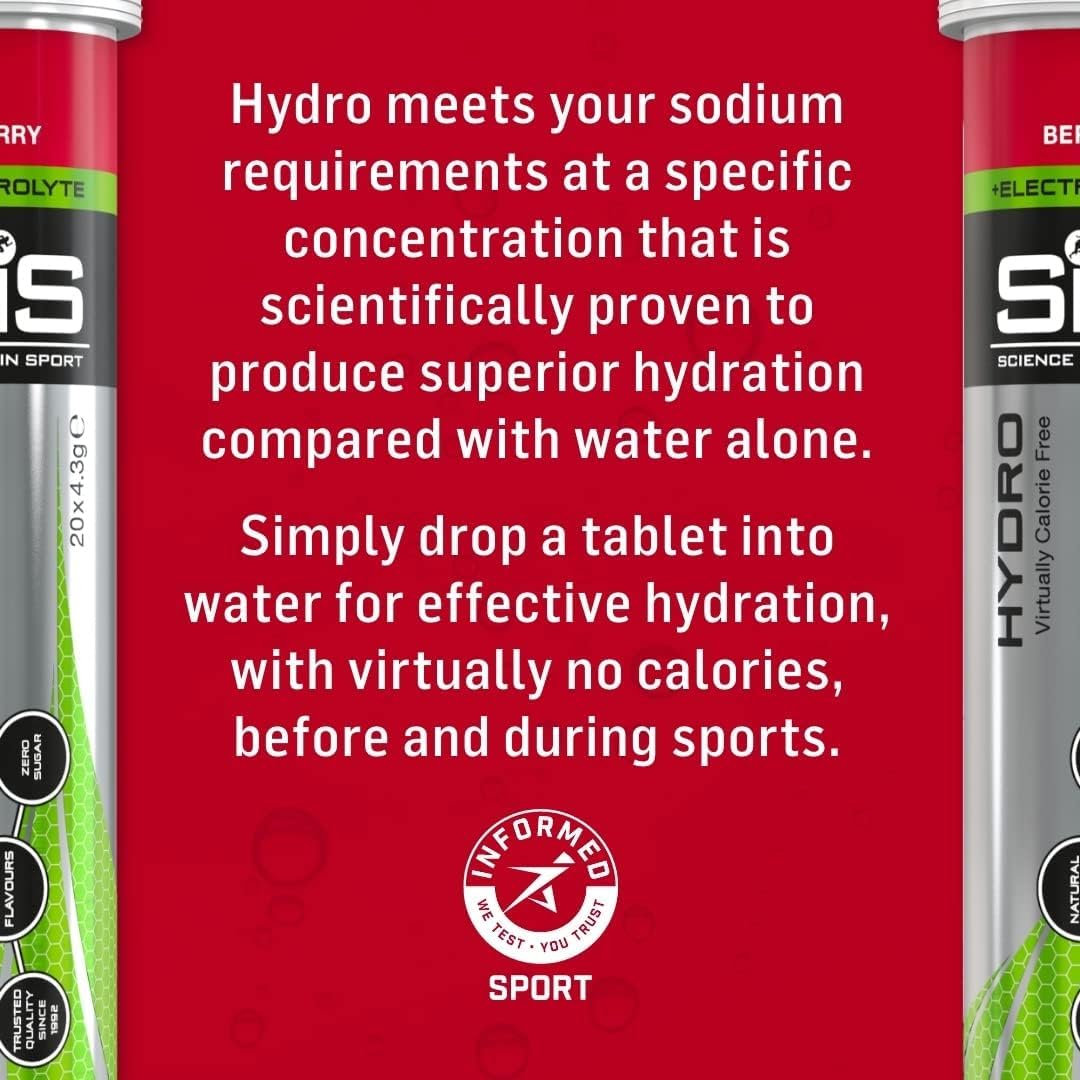 Science In Sport Hydro Hydration Tablets, Variety Pack Pineapple Mango, Berry, Lemon Science in Sport buy supplements canada
