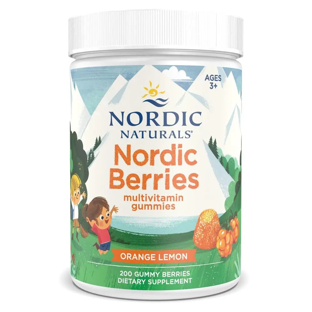 Nordic Naturals Nordic Berries, Citrus - 200 Gummy Berries - Great-Tasting Multivitamin for Ages 2+ - Growth, Development Nordic Naturals buy supplements canada