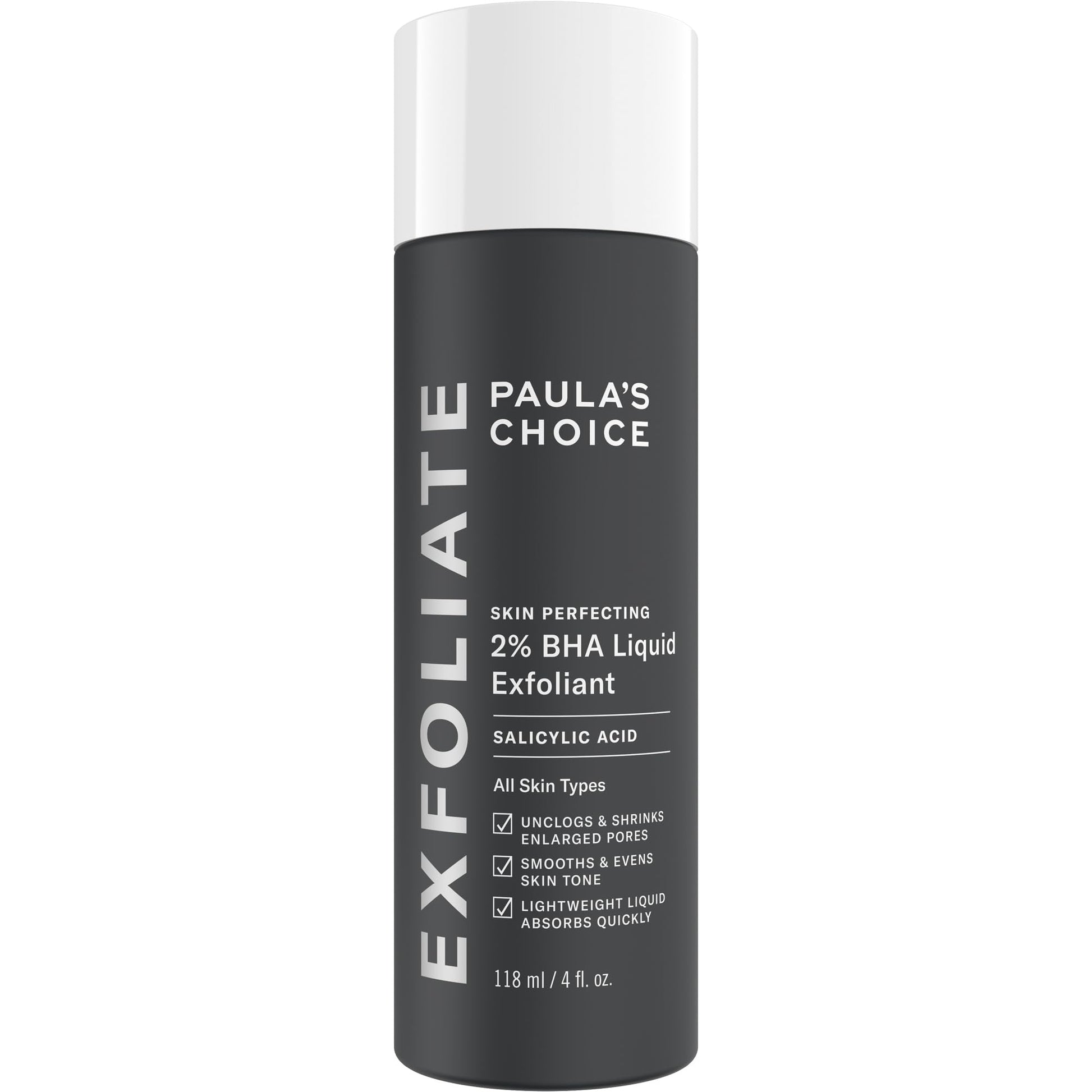 Paulas Choice--SKIN PERFECTING 2% BHA Liquid Salicylic Acid Exfoliant--Facial Exfoliant for Blackheads, Enlarged Pores, Wrinkles & Fine Lines, 4 oz Bottle Paula's Choice buy supplements canada