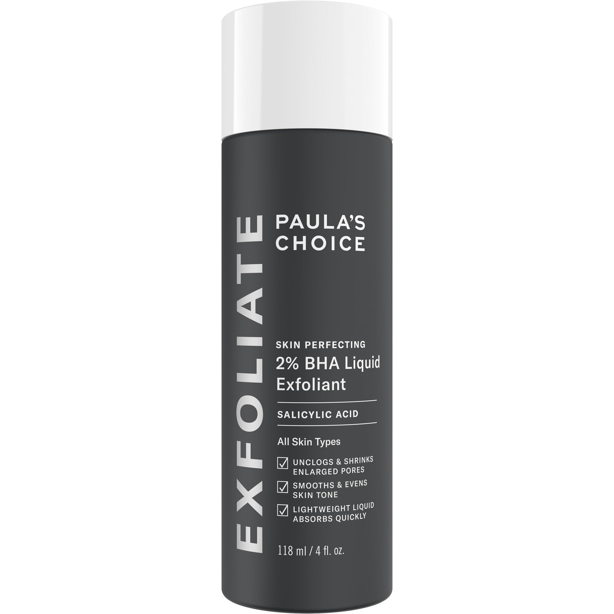 Paulas Choice--SKIN PERFECTING 2% BHA Liquid Salicylic Acid Exfoliant--Facial Exfoliant for Blackheads, Enlarged Pores, Wrinkles & Fine Lines, 4 oz Bottle Paula's Choice buy supplements canada