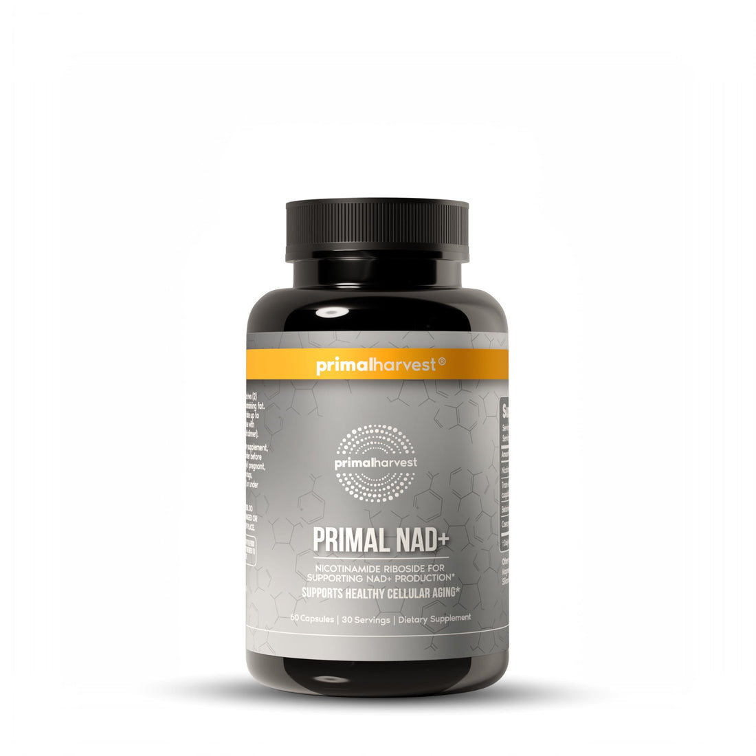 Primal Harvest NAD+ Supplement: Nicotinamide Riboside, Trans-Resveratrol, Betaine, CoQ10, NAD Supplements for Cellular Health, Energy, and Mitochondrial Support (60 Count (1 Pack) Primal Harvest buy supplements canada