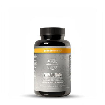 Primal Harvest NAD+ Supplement: Nicotinamide Riboside, Trans-Resveratrol, Betaine, CoQ10, NAD Supplements for Cellular Health, Energy, and Mitochondrial Support (60 Count (1 Pack) Primal Harvest buy supplements canada
