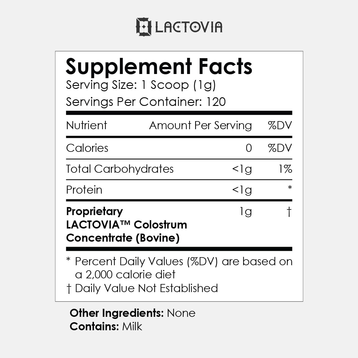 LACTOVIA Bovine Colostrum Powder | Grass-Fed Organic Colostrum Supplement | Gut & Immune Health Support | Raw, Unflavored | Keto, Gluten & Fat-Free | for Women & Men LACTOVIA buy supplements canada