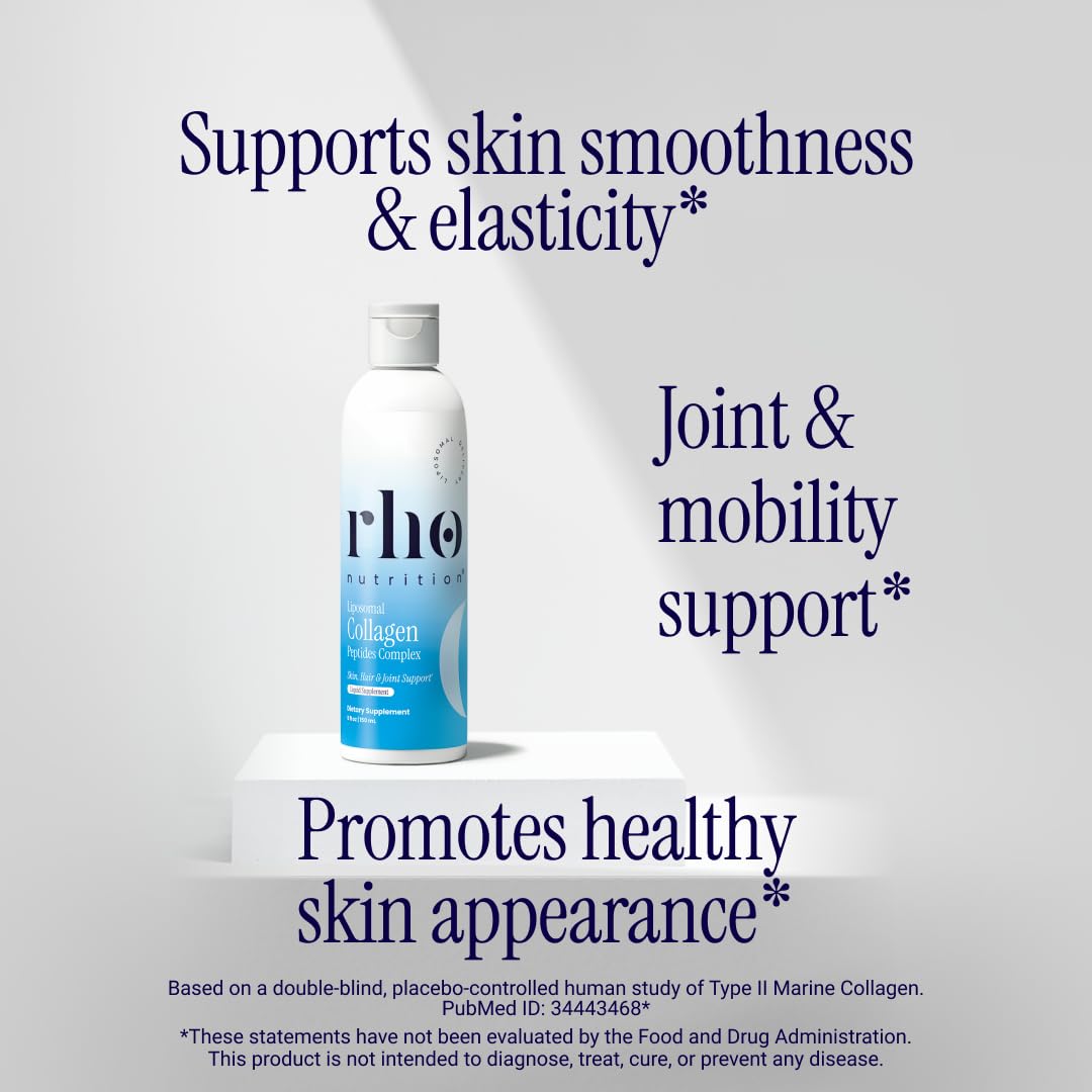 Rho Nutrition Liposomal Collagen Peptides - High-Absorption Liquid Collagen Supplement - Supports Skin Elasticity, Joint Health Rho Nutrition buy supplements canada