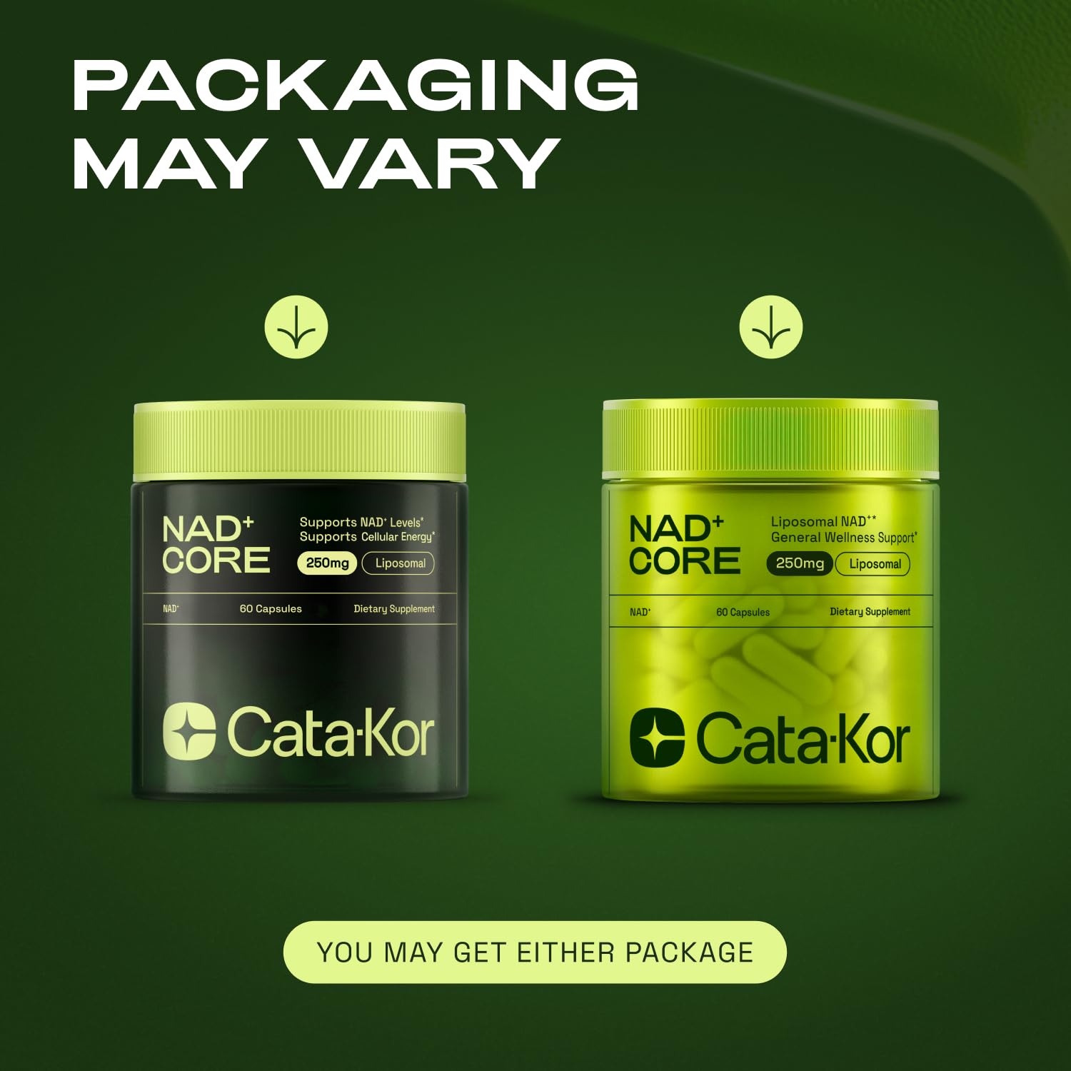 Cata-Kor NMN Supplement Alternative – Liposomal NAD+ Supplement – Third-Party Tested – NAD CORE – 30-Day Supply – 60 Capsules Cata-Kor buy supplements canada