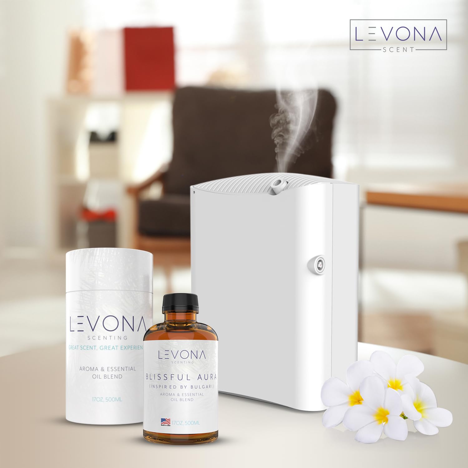 Levona Scent Essential Oils for Diffuser: Blissful Aura Inspired by Bulgari with Notes of Amber LEVONA SCENT buy supplements canada