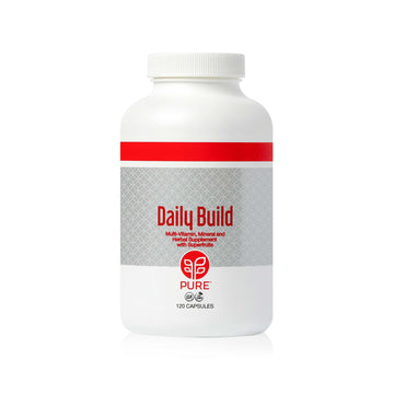 PURE Daily Build | 120 Capsules | Advanced Multivitamin Supplement | Enhanced with Essential Vitamins, Minerals PURE buy supplements canada