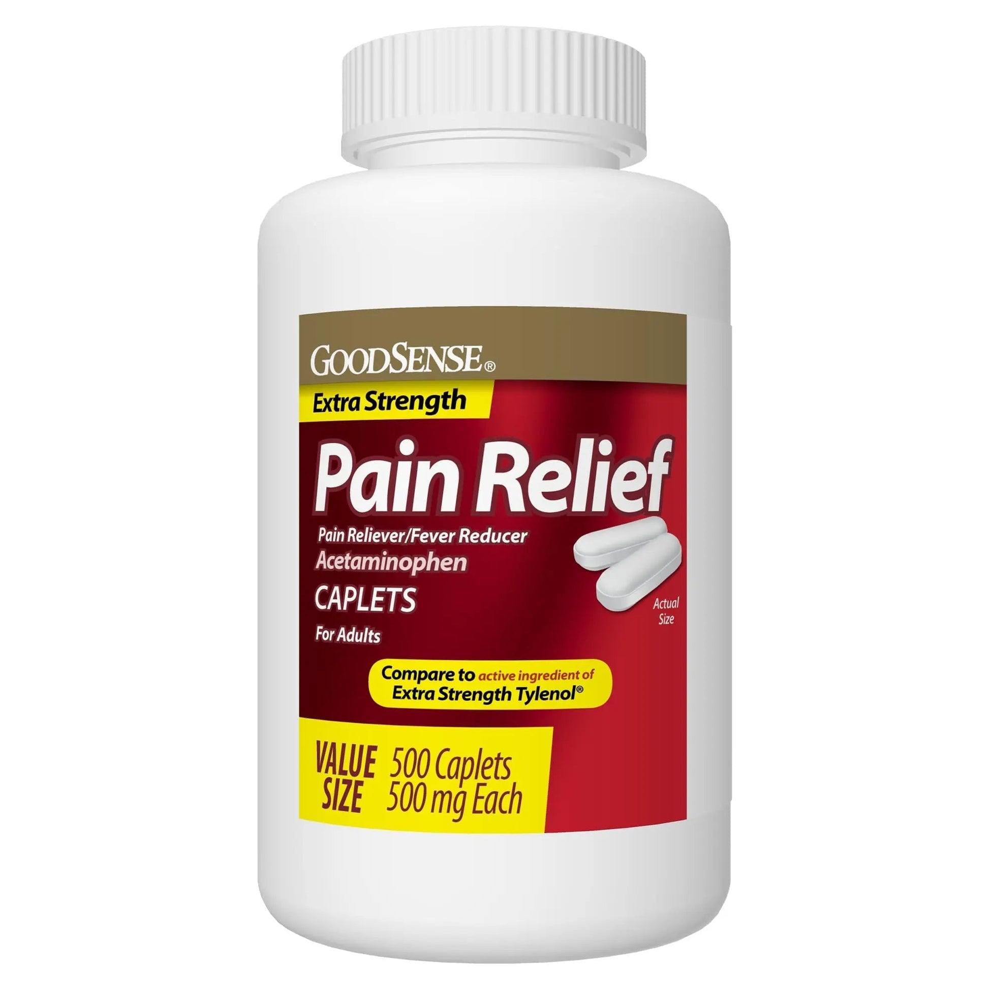 GoodSense Extra Strength Pain Relief, Acetaminophen Caplets, 500 mg, 500 Count GoodSense buy supplements canada