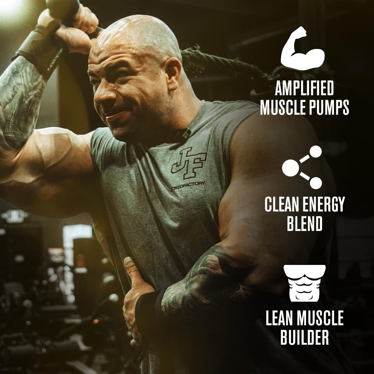 Jacked Factory Nitrosurge Build Pre Workout with Creatine for Muscle Building - Con Cret Creatine Powder & elevATP for Intense Energy, Powerful Pump, Jacked Factory buy supplements canada