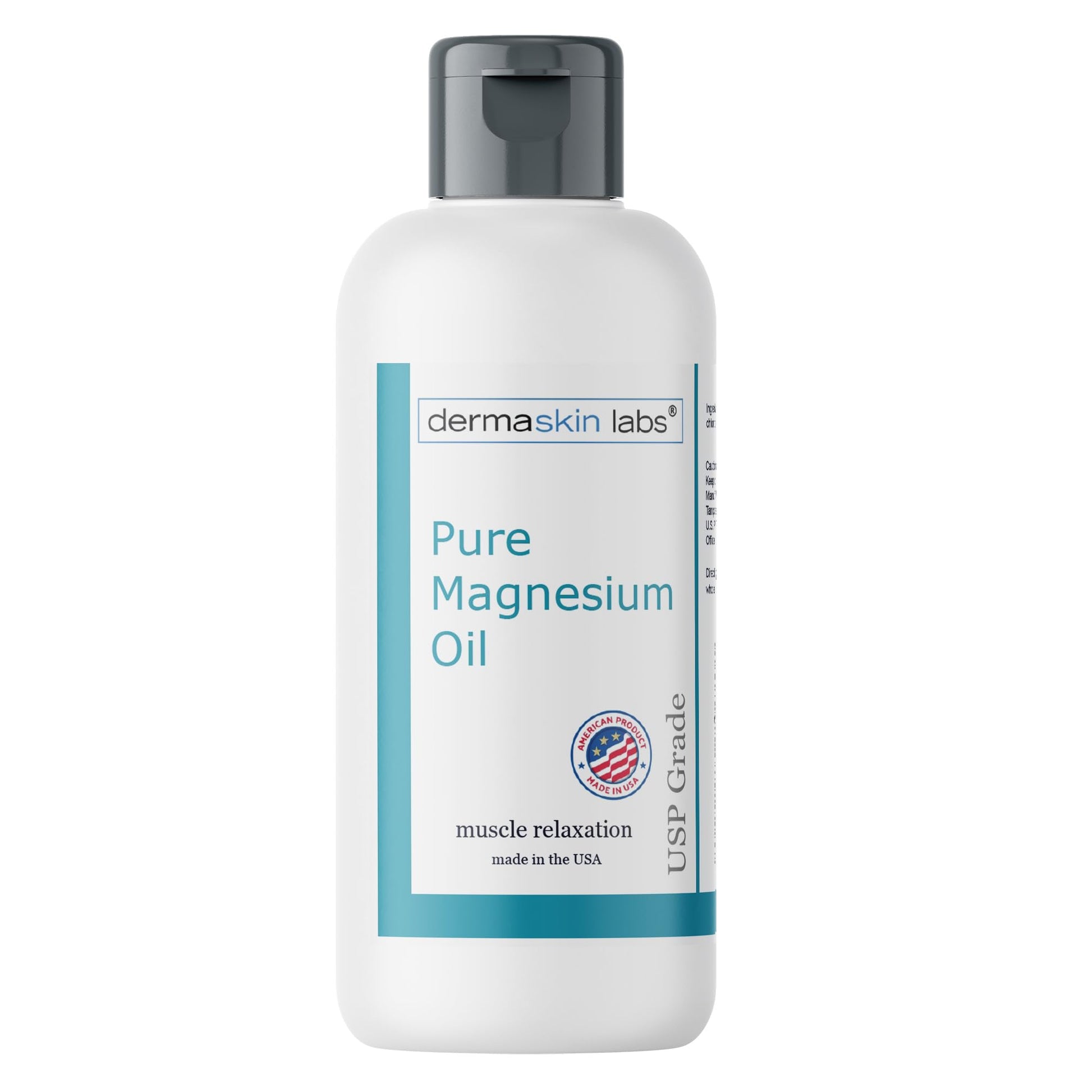 Magnesium Spray 4 oz Non-Greasy Pure Topical Magnesium Chloride Soothing Relief and Relaxation for Overworked Muscles and Joints Body Massage with Aloe Vera Made in The USA Dermaskin Labs buy supplements canada