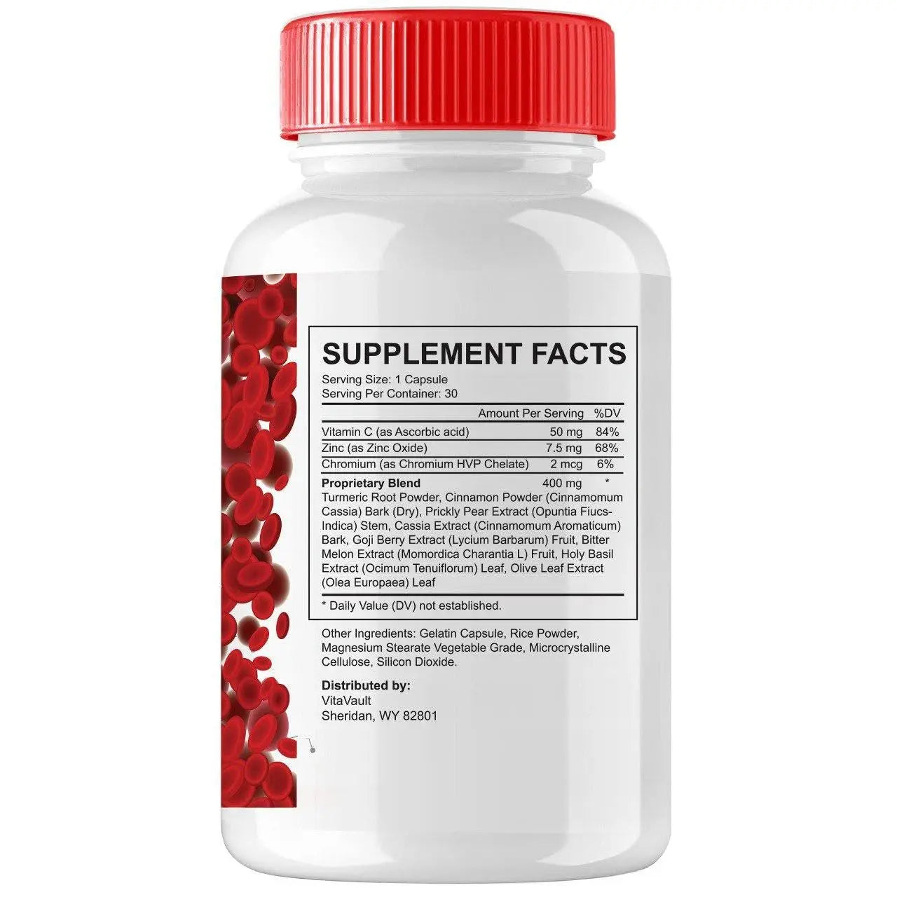 (3 Pack) Glucofort, Max Advanced Blood Support Formula Capsules Vitavault buy supplements canada
